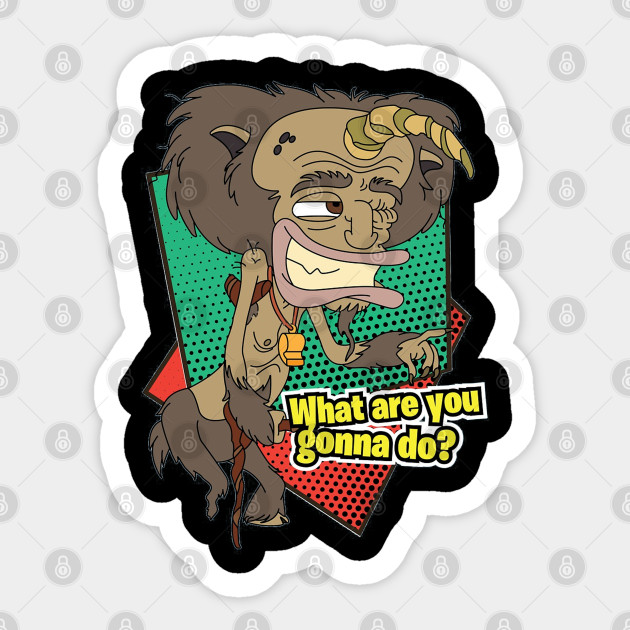 big mouth what are you gonna do - Big Mouth - Sticker