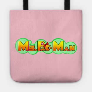 Modern Ms. Pac-Man Logo Tote