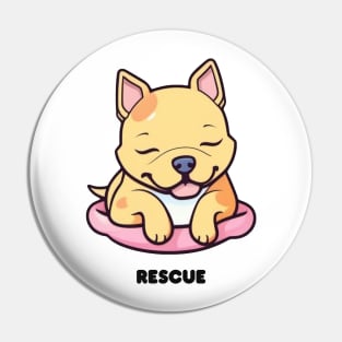 Rescue Pitbull Pin