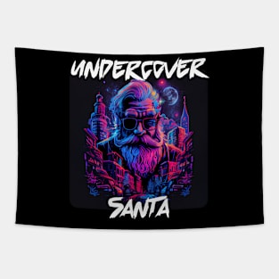 Undercover Santa in Town 2 Tapestry