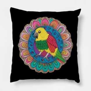 beautiful bright parrot | Pillow