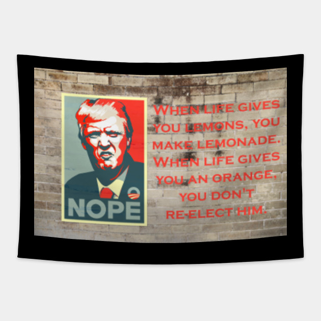 A Funny Quote About Donald Trump Re Election 2020 Us Elections 2020 Election Tapestry Teepublic