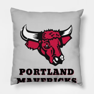 Retro Portland Mavericks Independent Baseball 1977 Pillow