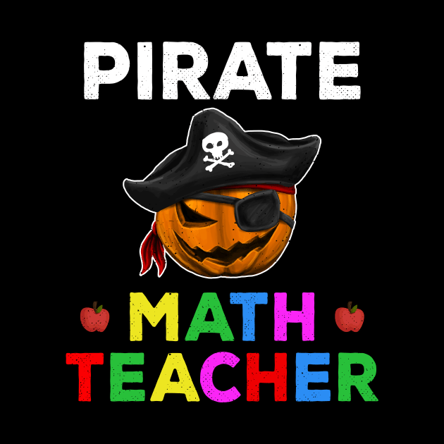 Pirate Math Teacher Funny Halloween Party Gift for Teachers by kaza191