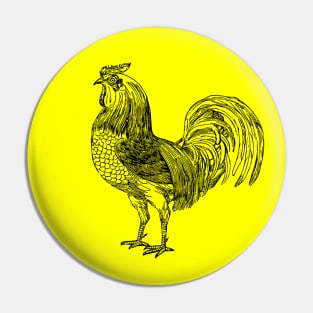 Rooster Chicken Another Clucker Pin