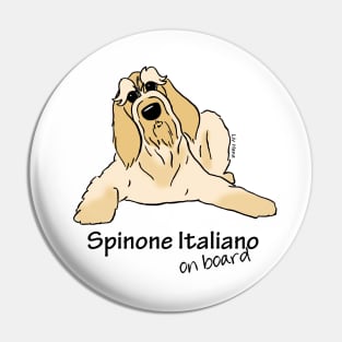 Spinone Italiano on board Pin