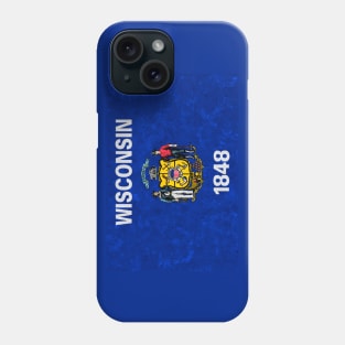 State flag of Wisconsin Phone Case