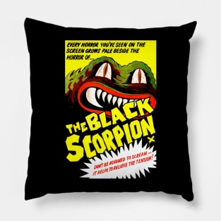 Classic Science Fiction Movie Poster - The Black Scorpion Pillow