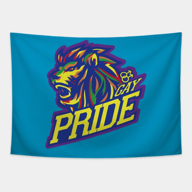 gay pride Tapestry by remerasnerds