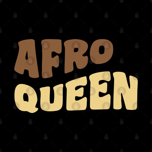 Afro Queen, Black Queen, Black Woman by UrbanLifeApparel