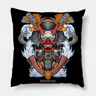 Cyber Geisha Pillow