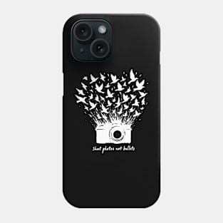 Shoot photos not bullets - Birds and camera Phone Case