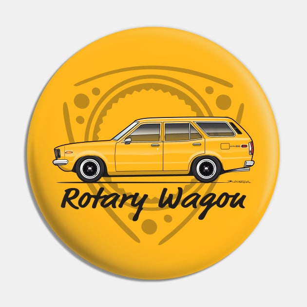 Multi Color Rotary Wagon Pin by JRCustoms44