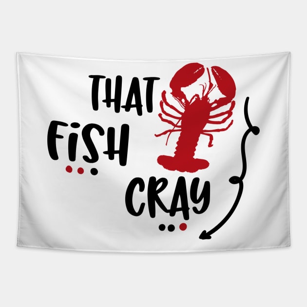 That Fish Cray Tapestry by DANPUBLIC