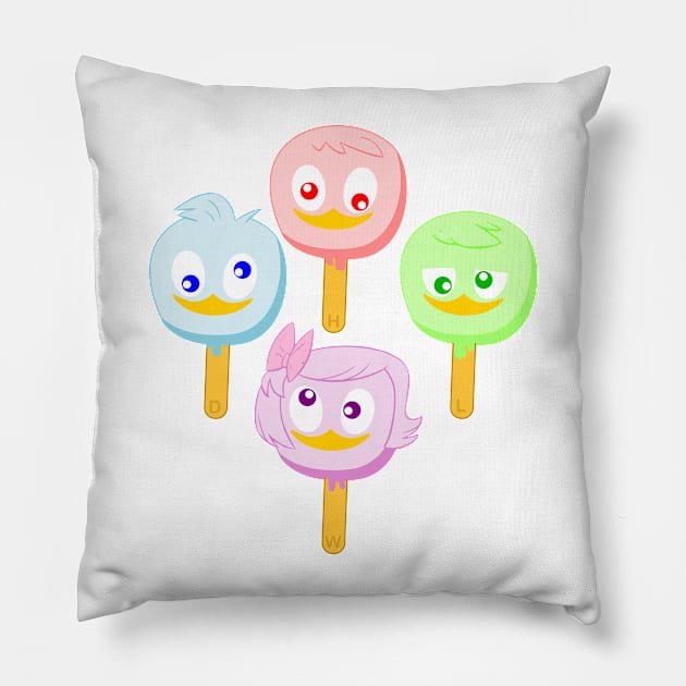 Duck Tales ice cream Pillow by CoreyUnlimited