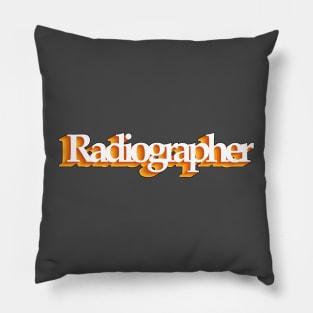 Radiographer - retro design Pillow