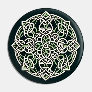 Eternal Celtic Knotwork Mandala Art 2 Pin