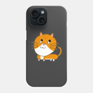 Cartoon Orange Tabby Cat Phone Case