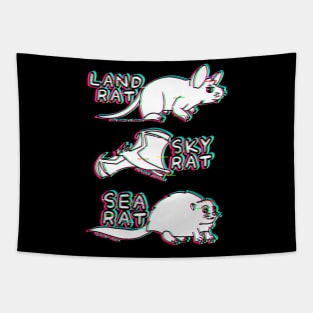 All Terrain Rats (Glitched Version) Tapestry