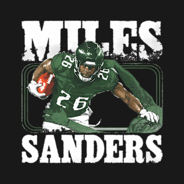 Miles Sanders Philadelphia Stiff Arm by Ro Go Dan