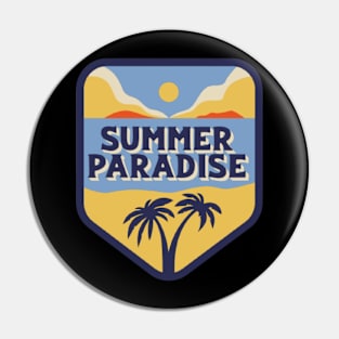 Summer paradise Pin