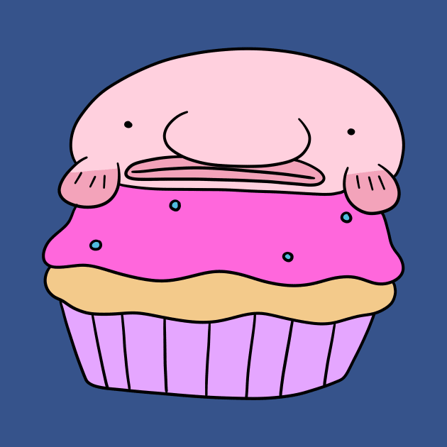 Pink Cupcake Blobfish by saradaboru