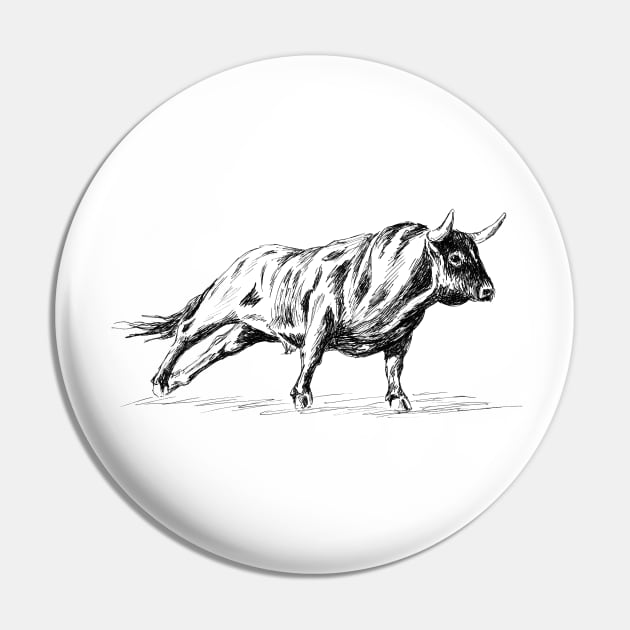 Bull Pin by rachelsfinelines