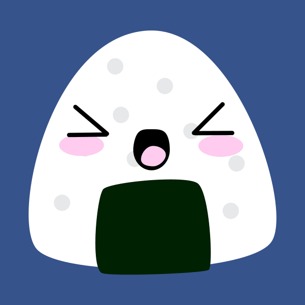 Cute Onigiri by superdupertees