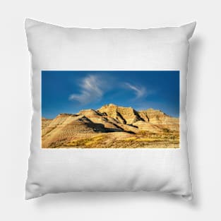 Badlands National Park Landscape Pillow