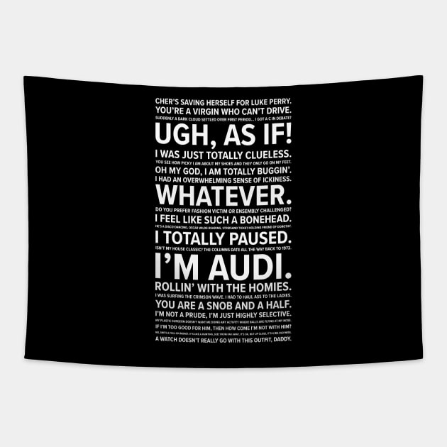 Clueless quotes Tapestry by barberdesigniow