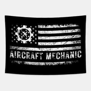 Aircraft Mechanic Tapestry