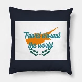 Travel Around the World - Cyprus Pillow