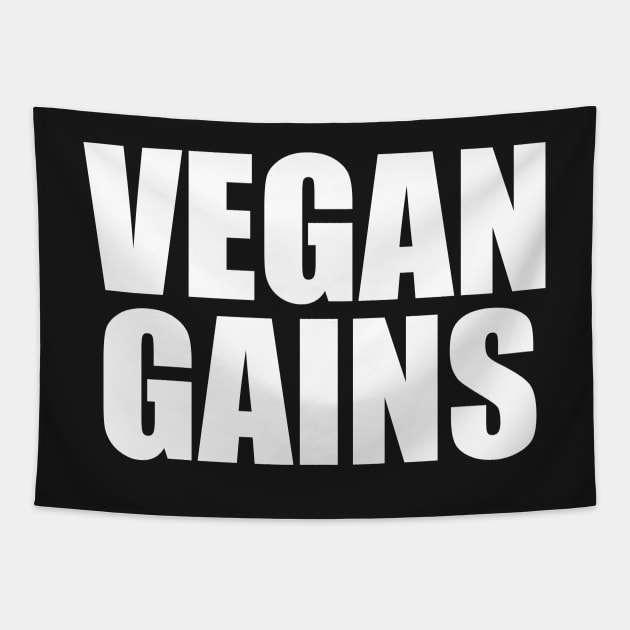 Vegan Gains Tapestry by fromherotozero