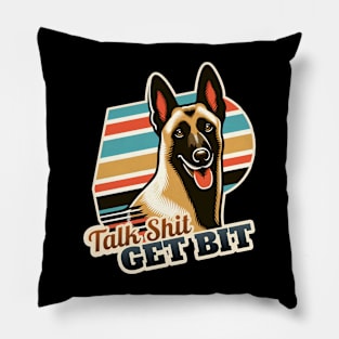 Belgian Malinois - Get Bit Pillow