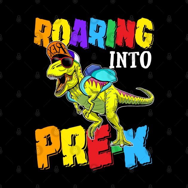 Roaring Into Pre-k Dinosaur Back To School by bunnierosoff21835