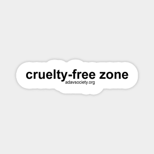 Cruelty free zone! Magnet