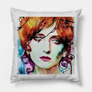 Florence in watercolors Pillow