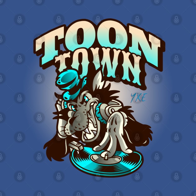 Groove Wolf DJ Hip-Hop Hilarity in Toon Town YXE by Stooned in Stoon