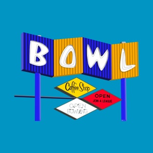 Bowling Sign, No Background T-Shirt