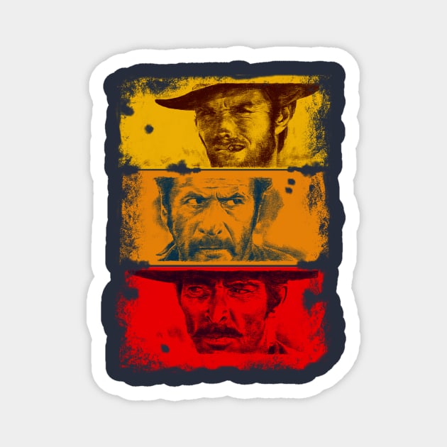 The Good, The Bad, & The Ugly Magnet by arxitrav