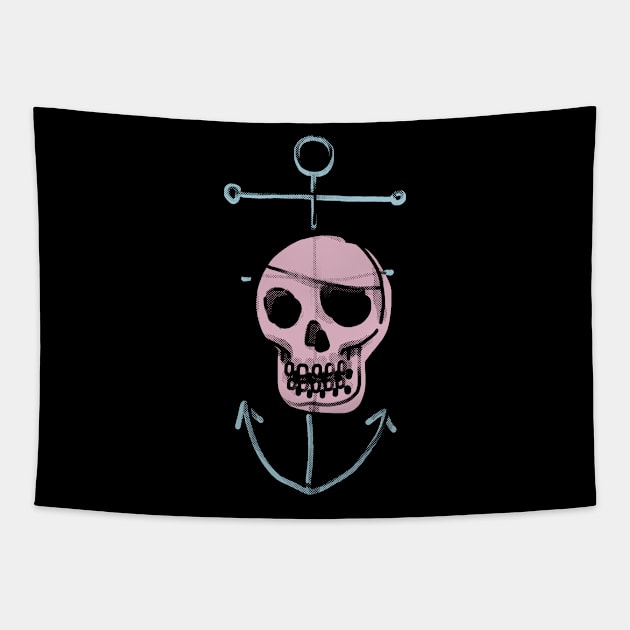 Pirate Tapestry by CyberpunkTees