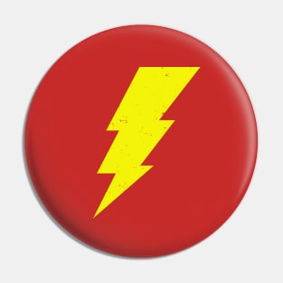 Simple Distressed Lightning Bolt Pin