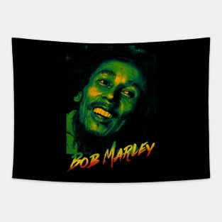 Bob Marley Illustration Shirt Tapestry