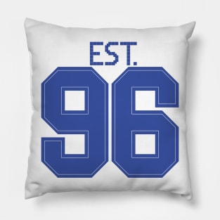 Est. 96 blue Pillow