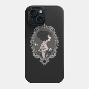 La Femme Tattoue | The tattooed lady | Art Nouveau Phone Case