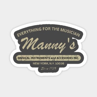 Manny's Music 1935 Magnet