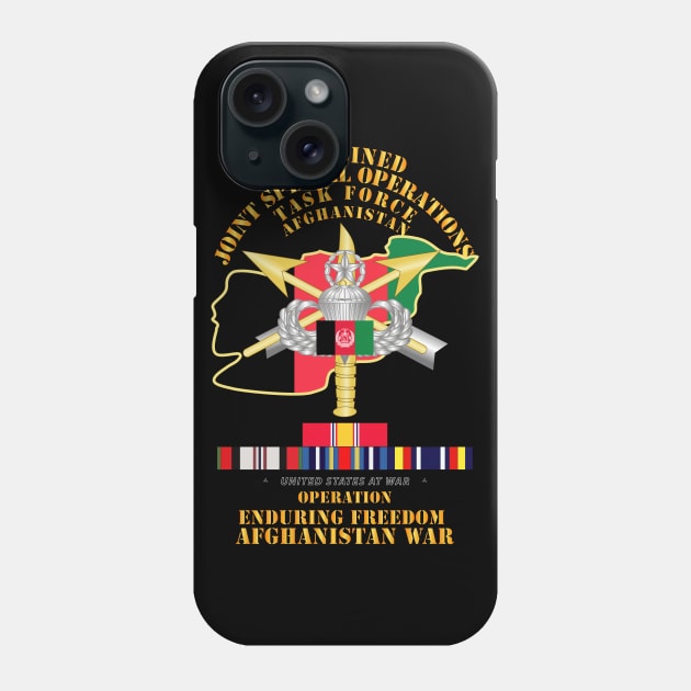 Combined Joint Special Operations Task Force - OEF - Afghan wo Seal w SVC Phone Case by twix123844