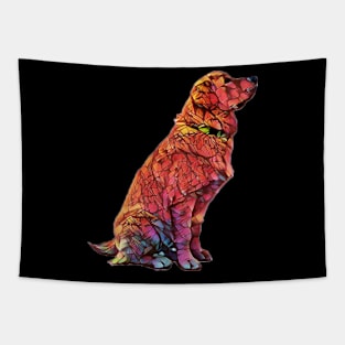 4D Cute Dog Tapestry