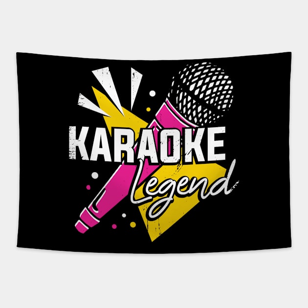 Karaoke Legend Party Singing Singer Gift Tapestry by Dolde08