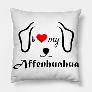 I love Affenhuahua Pillow